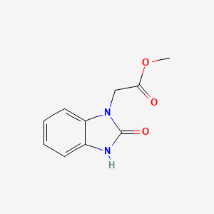 molecular formula C10H10N2O3 B1365109 methyl 2-(2-oxo-3H-benzimidazol-1-yl)acetate 