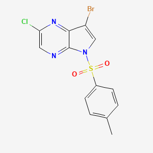 7-Bromo-2-chloro-5-tosyl-5H-pyrrolo[2,3-b]pyrazine