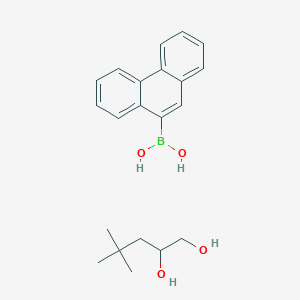 (Phenanthren-9-yl)boronic acid; 4,4-dimethylpentane-1,2-diol