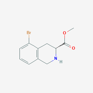 (R)-Methyl 5-bromo-1,2,3,4-tetrahydroisoquinoline-3-carboxylate