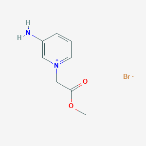 3-Amino-1-(2-methoxy-2-oxoethyl)pyridin-1-ium bromide