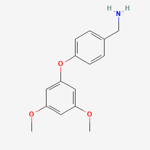 (4-(3,5-Dimethoxyphenoxy)phenyl)methanamine