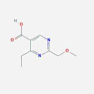 4-Ethyl-2-(methoxymethyl)pyrimidine-5-carboxylic acid