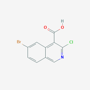 6-Bromo-3-chloroisoquinoline-4-carboxylic acid