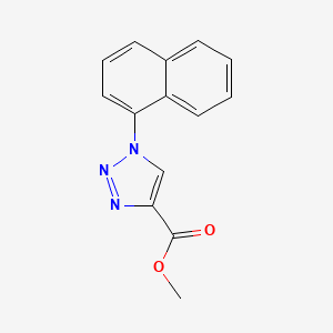 Methyl 1-(naphthalen-1-yl)-1H-1,2,3-triazole-4-carboxylate