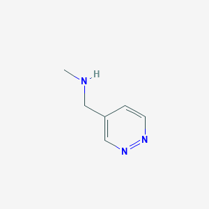 molecular formula C6H9N3 B1365123 N-Methyl-4-aminomethylpyridazine CAS No. 165558-81-6