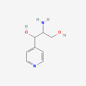 2-Amino-1-(pyridin-4-yl)propane-1,3-diol