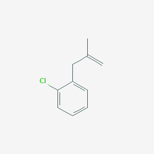 molecular formula C10H11Cl B1365127 3-(2-Chlorophenyl)-2-methyl-1-propene CAS No. 90794-46-0