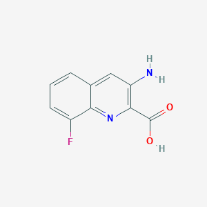 3-Amino-8-fluoroquinoline-2-carboxylic acid