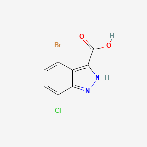 4-Bromo-7-chloro-1H-indazole-3-carboxylic acid