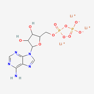 trilithium;[[5-(6-aminopurin-9-yl)-3,4-dihydroxyoxolan-2-yl]methoxy-oxidophosphoryl] phosphate