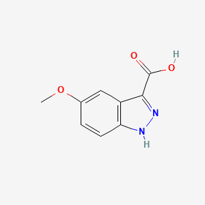 molecular formula C9H8N2O3 B1365131 5-methoxy-1H-indazole-3-carboxylic Acid CAS No. 90417-53-1