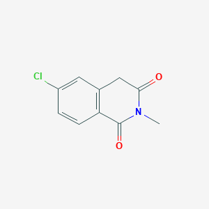 molecular formula C10H8ClNO2 B1365132 6-Chloro-2-methyl-1,2,3,4-tetrahydroisoquinoline-1,3-dione 