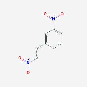 molecular formula C8H6N2O4 B13651349 beta,3-Dinitrostyrene 