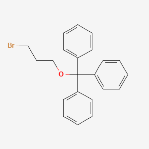 molecular formula C22H21BrO B1365135 1-Bromo-3-trityloxypropane 