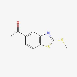 1-(2-(Methylthio)benzo[d]thiazol-5-yl)ethanone