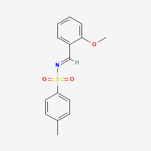 molecular formula C15H15NO3S B13651372 N-(2-Methoxybenzylidene)-4-methylbenzenesulfonamide 