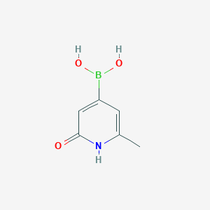 molecular formula C6H8BNO3 B13651379 (6-Methyl-2-oxo-1,2-dihydropyridin-4-yl)boronic acid 