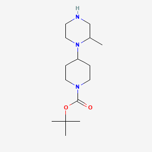 Tert-butyl 4-(2-methylpiperazin-1-yl)piperidine-1-carboxylate