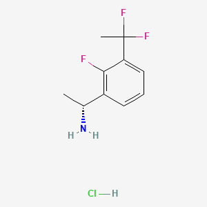 (R)-1-(3-(1,1-Difluoroethyl)-2-fluorophenyl)ethan-1-amine hydrochloride