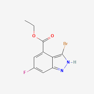 Ethyl 3-bromo-6-fluoro-1H-indazole-4-carboxylate