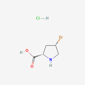 (2S,4S)-4-Bromopyrrolidine-2-carboxylic acid hydrochloride