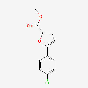 molecular formula C12H9ClO3 B1365151 5-(4-氯苯基)呋喃-2-甲酸甲酯 CAS No. 41019-40-3
