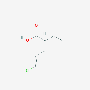 4-Pentenoic acid, 5-chloro-2-(1-methylethyl)-