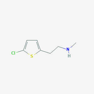 2-(5-Chlorothiophen-2-yl)-N-methylethan-1-amine