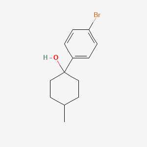 molecular formula C13H17BrO B13651606 1-(4-Bromophenyl)-4-methylcyclohexan-1-ol CAS No. 87625-11-4