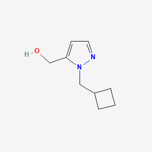 molecular formula C9H14N2O B13651615 [1-(Cyclobutylmethyl)-1H-pyrazol-5-yl]methanol 