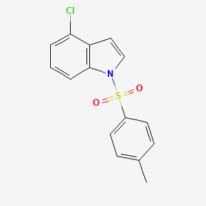 molecular formula C15H12ClNO2S B1365165 4-氯-1-甲苯磺酰基-1H-吲哚 CAS No. 102855-24-3