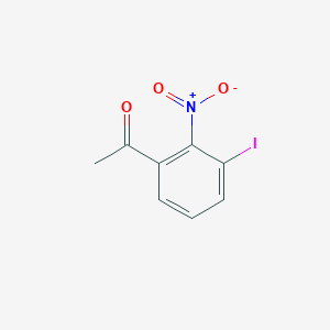 molecular formula C8H6INO3 B13651681 1-(3-Iodo-2-nitrophenyl)ethanone 