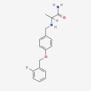 (S)-2-(4-(2-fluorobenzyloxy)benzylamino)propanamide