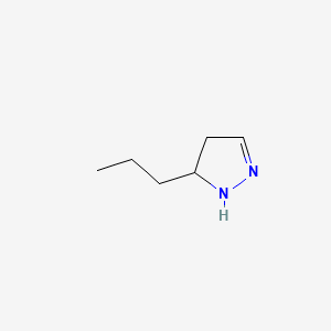 4,5-Dihydro-5-propyl-1H-pyrazole