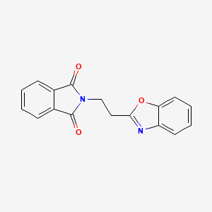 B1365173 2-[2-(1,3-benzoxazol-2-yl)ethyl]-1H-isoindole-1,3(2H)-dione CAS No. 623553-27-5
