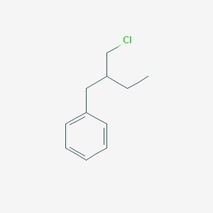 molecular formula C11H15Cl B13651741 (2-(Chloromethyl)butyl)benzene 