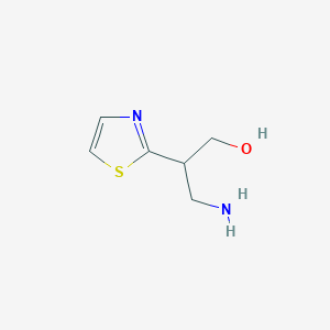 3-Amino-2-(thiazol-2-yl)propan-1-ol