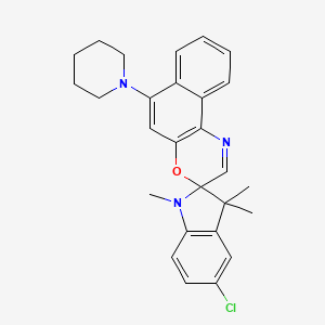 5-Chloro-1,3,3-TriMethyl-6'-(piperiDin-1-yl)spiro[indoline-2,3'-Naphtho[2,1-b][1,4]oxazine]