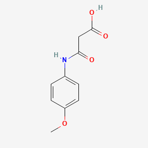 B1365176 3-[(4-Methoxyphenyl)amino]-3-oxopropanoic acid CAS No. 61916-60-7