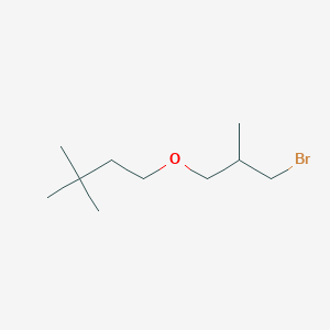 1-(3-Bromo-2-methylpropoxy)-3,3-dimethylbutane