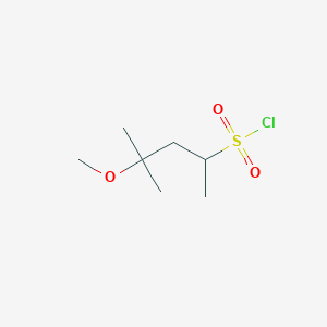 4-Methoxy-4-methylpentane-2-sulfonyl chloride