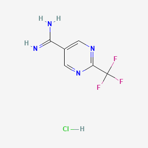 2-(Trifluoromethyl)pyrimidine-5-carboximidamide hydrochloride