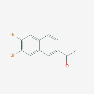 1-(6,7-Dibromonaphthalen-2-yl)ethanone