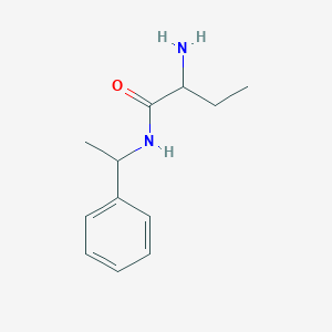 2-amino-N-(1-phenylethyl)butanamide