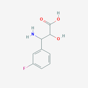 3-Amino-3-(3-fluorophenyl)-2-hydroxypropanoic acid