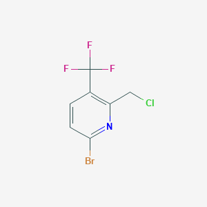 6-Bromo-2-(chloromethyl)-3-(trifluoromethyl)pyridine