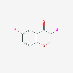 molecular formula C9H4FIO2 B1365188 6-Fluoro-3-iodochromone CAS No. 454689-23-7