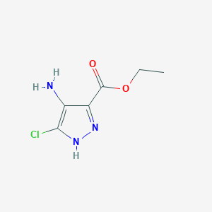 Ethyl 4-amino-3-chloro-1H-pyrazole-5-carboxylate