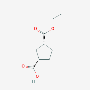 (1S,3R)-3-Ethoxycarbonylcyclopentane-1-carboxylic acid